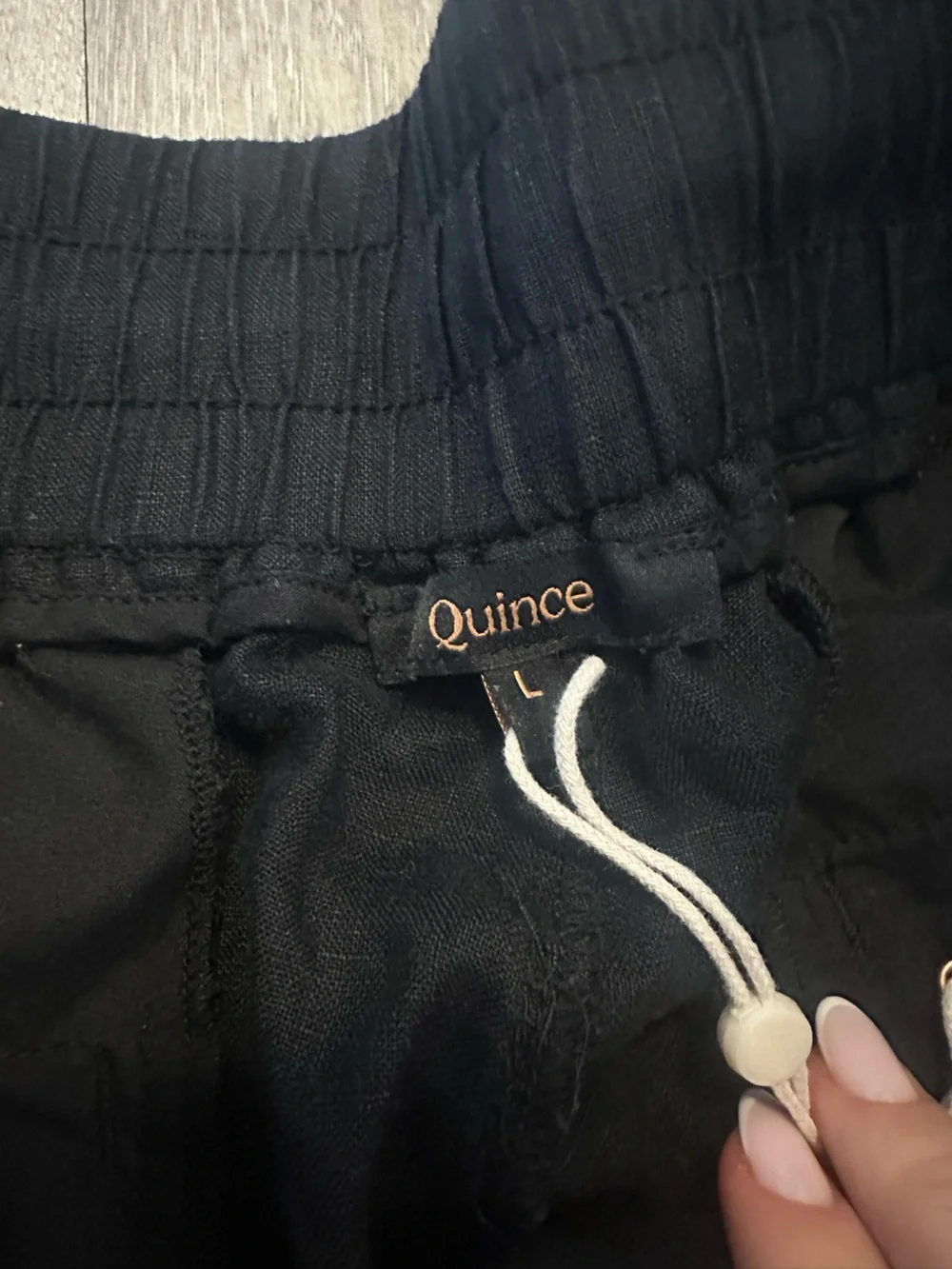 Quince Drawstring Linen Pull on Pants